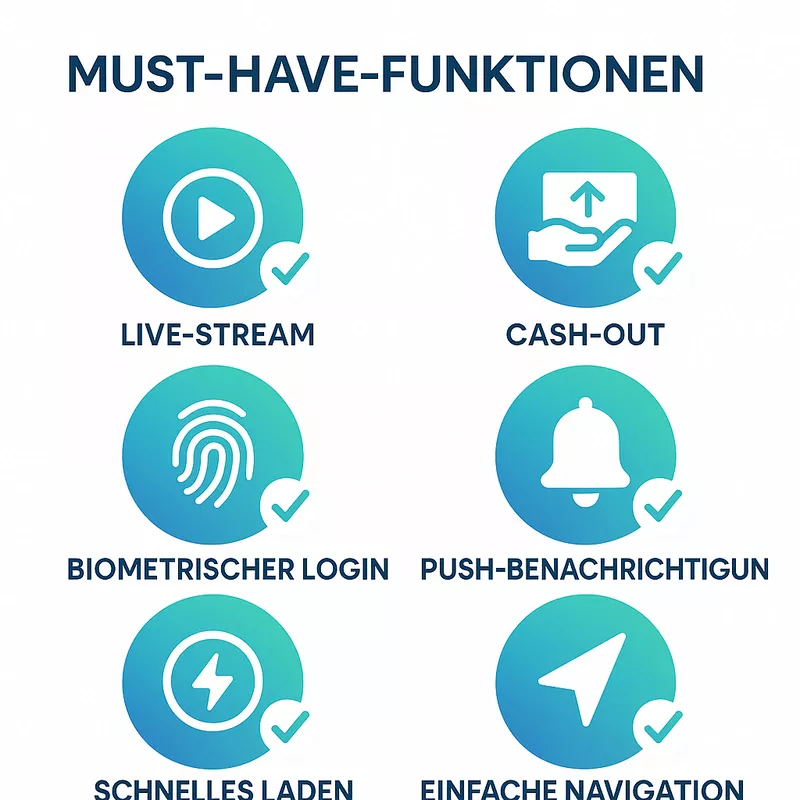 Must-Have Features für Wett-Apps - Wichtige Funktionen für mobiles Wetten